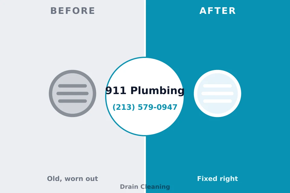 Before and after: plumbing repair Greenville, VA